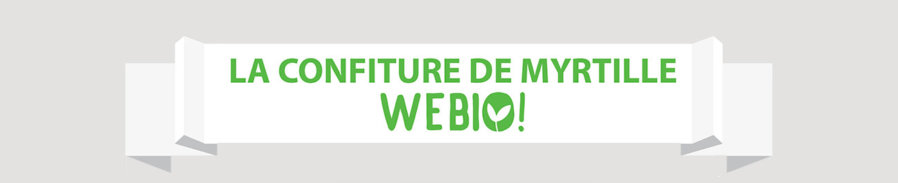 Titre confiture de myrtille We Bio!